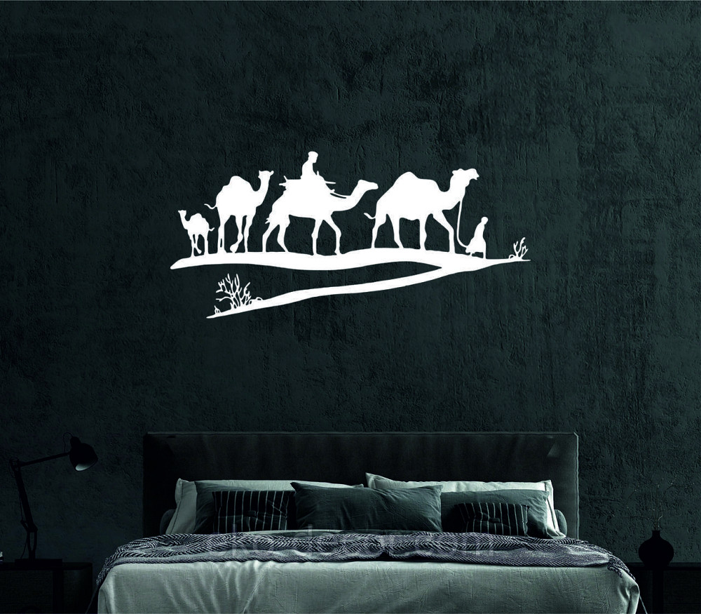 Декоративне настінне Панно «Караван» Декор на стіну 70*33 см, Білий Київ - фото 6