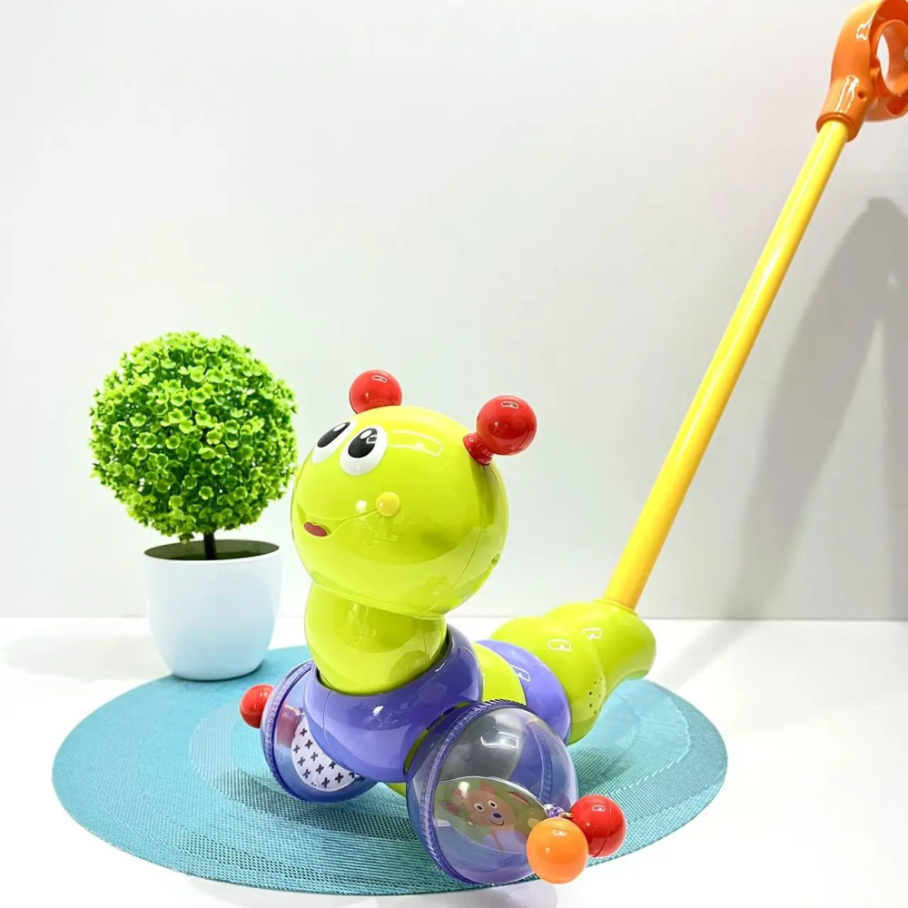 Каталка на палиці LIMO TOY Гусениця (686) Чернігів - фото 1