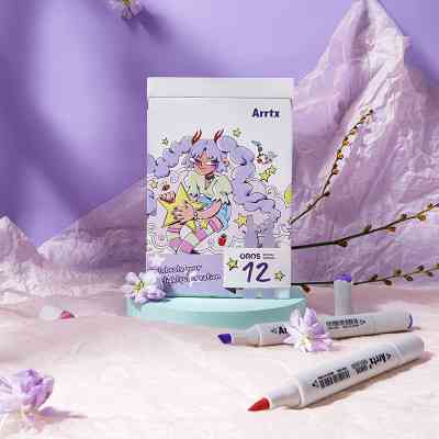 Художественный маркер Arrtx спиртовые Oros ASM-03-ACS1-02 12 цветов (LC302789) Винница