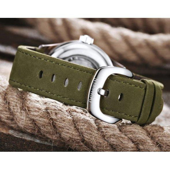 Водостійкий механічний годинник Ochstin Military silver Вінниця - фото 10