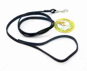 6605 Повідець 8мм "КЛАСИК ПРЕМІУМ" шкіряний Синій Вінниця