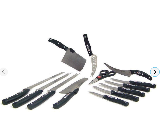 Набор профессиональных кухонных  ножей Miracle Blade нержавеющая сталь,12 ножей  ART:4361 Одесса - изображение 5