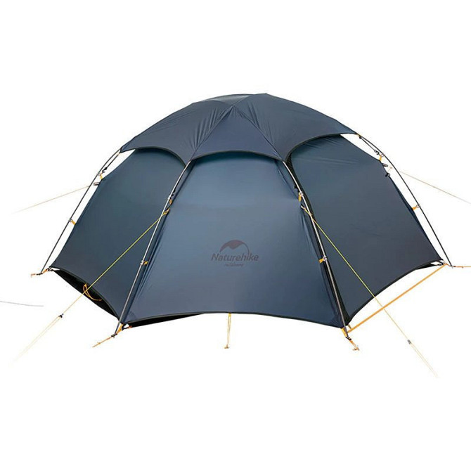 Намет двомісний зі сферичним куполом Naturehike Cloud Peak 2 NH19K240-Y, 15D, темно-синій Київ - фото 1