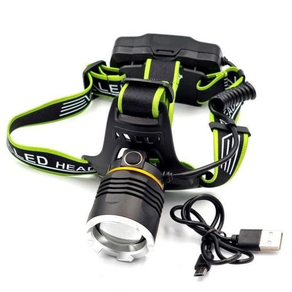 Портативный налобный фонарик, Фонарик на голову для роботы, Портативный светодиодный налобный фонарь QV-82 Львов - изображение 7