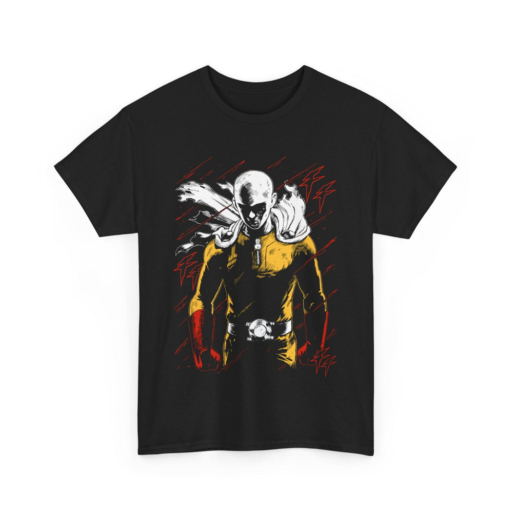 Футболка мужская аниме Саитама Оне Пункх Ман оверсайз (S/M/L) Черний AnimeJ0482 Днепр - изображение 10