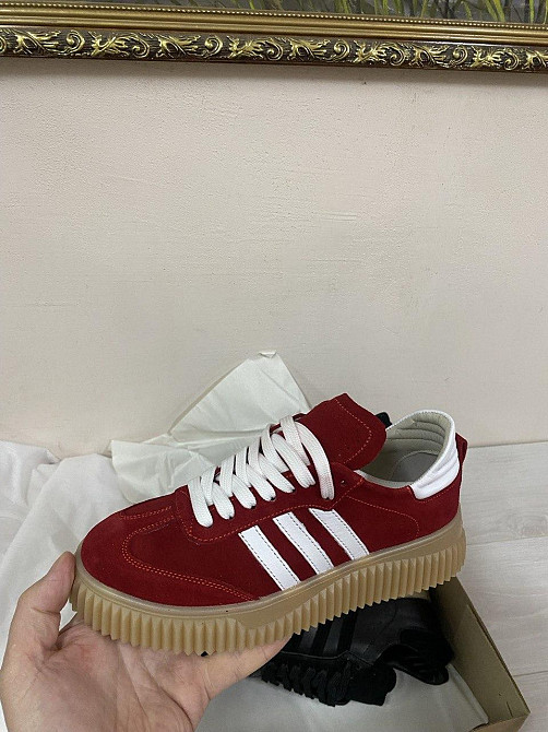 Dino Vittorio Кеди жіночі Dino Vittorio 2408/131/250 червоні (весна-осінь, замша натуральна) (5 Коломыя - изображение 1