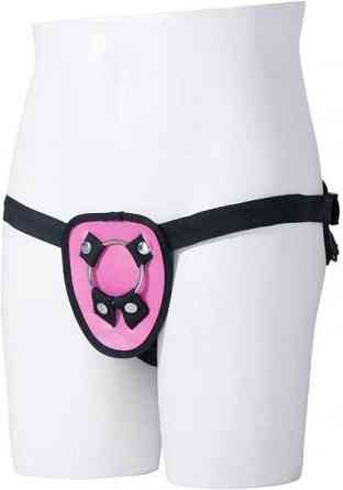 Трусики HARNESS с кольцами STRAP ON HARNESS PINK Sex Aura Киев