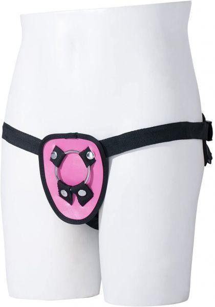 Трусики HARNESS с кольцами STRAP ON HARNESS PINK Sex Aura Киев - изображение 1