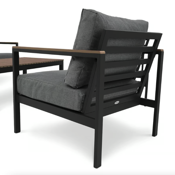 Комплект садових меблів Di Volio Tivoli графітовий/сірий Киев - изображение 5