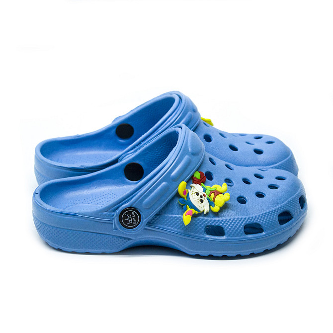 Дитячі сандалі сабо крокси "Like Crocs" Блакитний W140211 Одесса - изображение 1