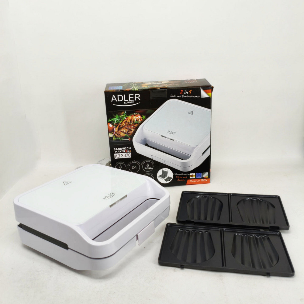 Настільний контактний електрогриль, Універсальний контактний гриль, Потужна побутова бутербродниця WJ-87 Львів - фото 8