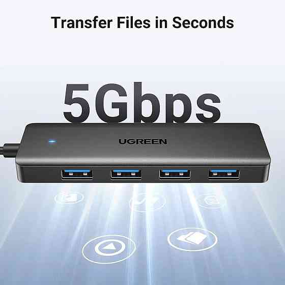 Хаб адаптер перехідник UGREEN 4-Port USB 3.0 Hub UGR-25851 Одеса