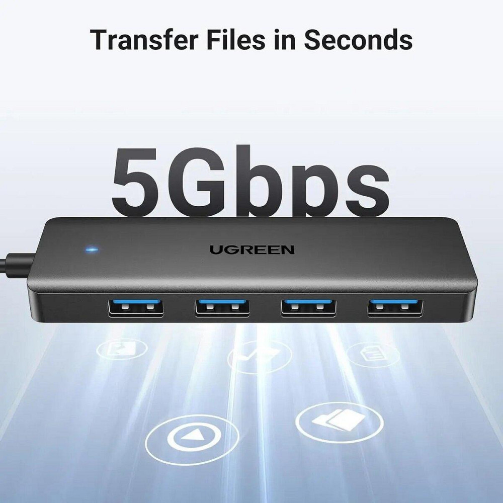 Хаб адаптер перехідник UGREEN 4-Port USB 3.0 Hub UGR-25851 Одеса - фото 4
