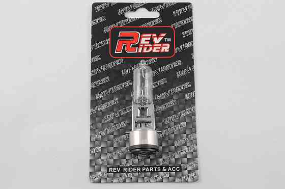 Лампа BA20D (2 вуса) 12V 18W/18W (біла) (блістер) REV RIDER (mod:B) Київ