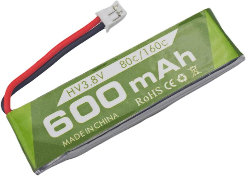 Литиевые батареи аккумуляторы ZIGI 3 шт. 1S 3.8V 80C 600mAh с JST-PH 2.0 штекером для Cineahoop Tinyhawk Mini FPV Racing Drone RC Днепр - изображение 5