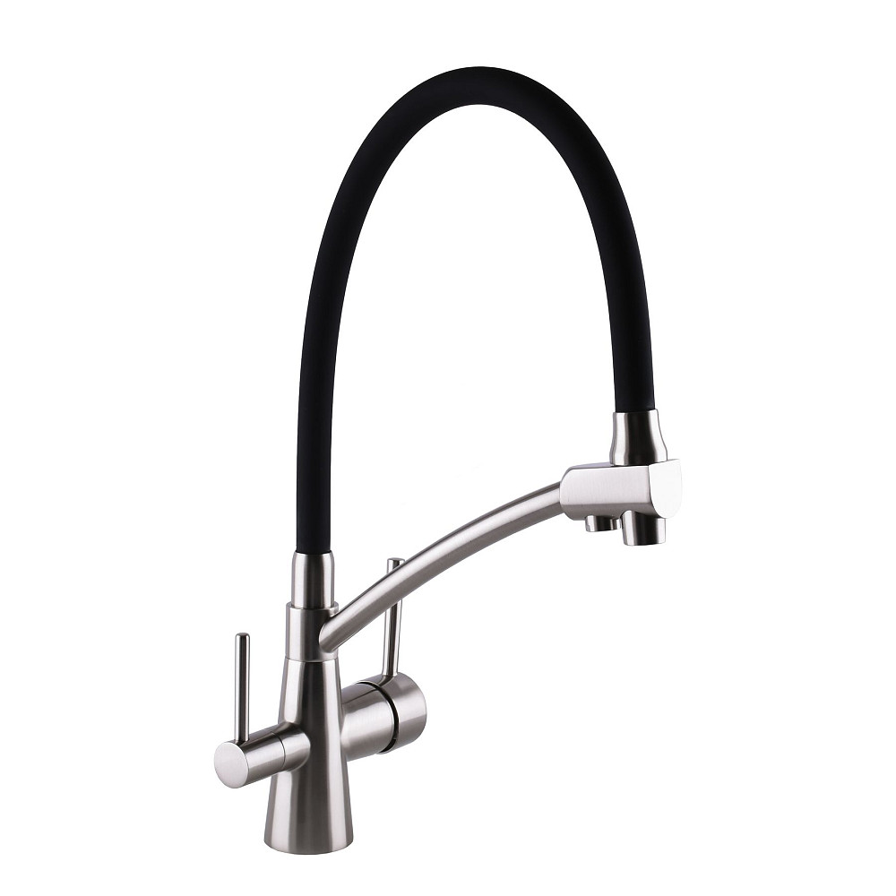 Змішувач для кухні під осмос Globus Lux LAZER GLLR-0700-8-STSTEEL Луцк - изображение 3