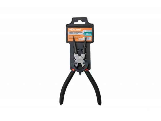 Щипці для зняття кілець 180 мм (прямі на стискання) Sturm 10200201 (читувати опис) Рівне