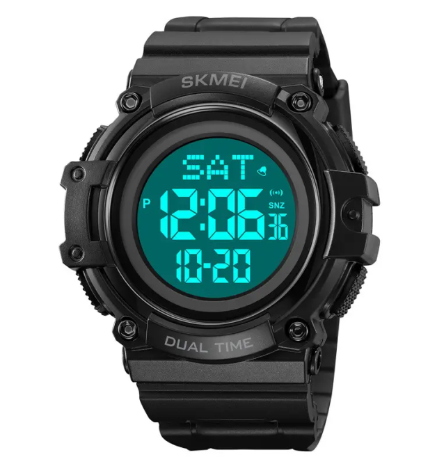 Годинник чоловічий наручний Skmei 2230 Чорний з білим циферблатом Вінниця - фото 3
