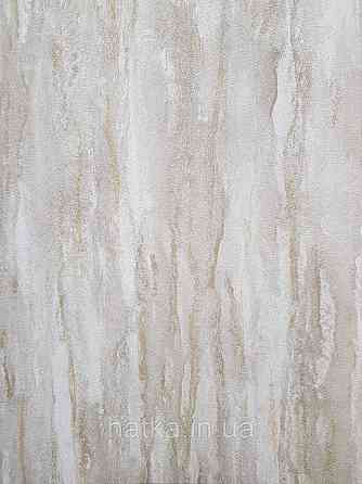 Обои виниловые на флизелине Grandeco Textured vibes 0.53x10 лофт под камень зеленые Киев