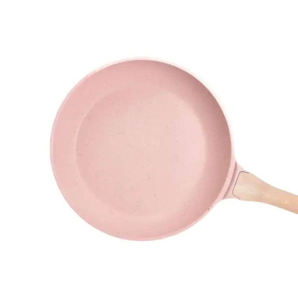 Набір з 3 рожевих сковородок з товстим дном MGC Київ - фото 3