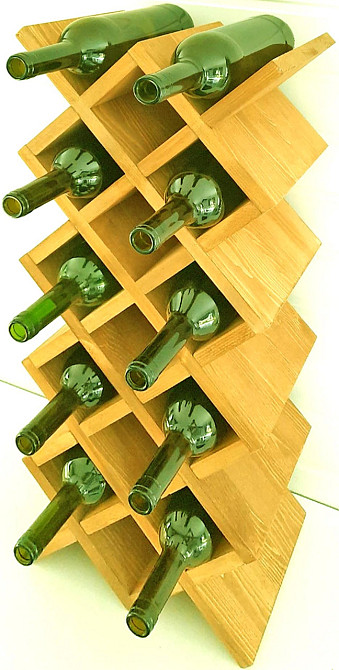 Настольная винная полка 