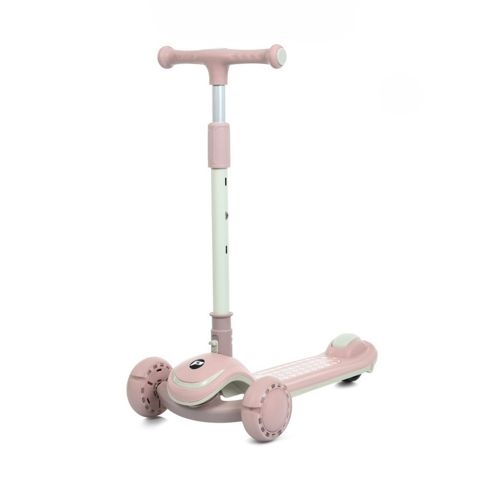 Самокат дитячий триколісний JR3-128-P, колеса зі світлом Вінниця - фото 1