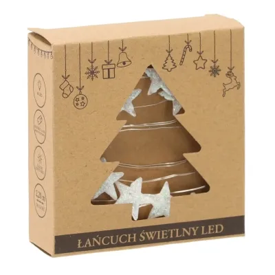 Гирлянда Chomik Звезды 2.2 м 20 LED Теплый белый (5900779854185) Винница