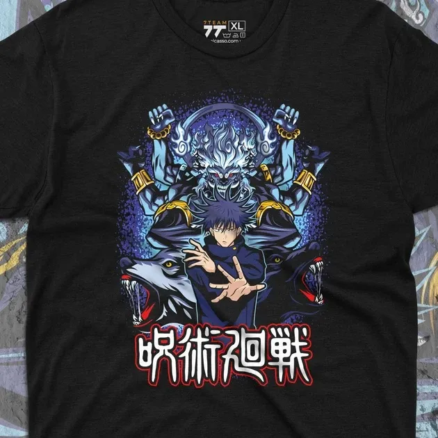 Футболка для підлітка хлопчика з принтом Магическая Битва Мэгуми Фусигуро 2 Розмір 160 Anime10529 Дніпро - фото 4