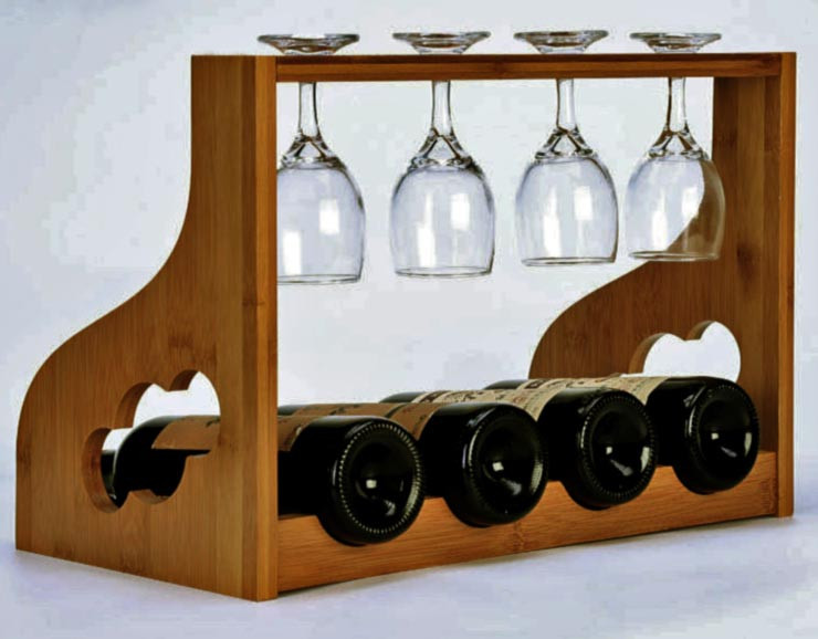 Настільна винна полиця "Беском" латте Миколаїв - фото 1