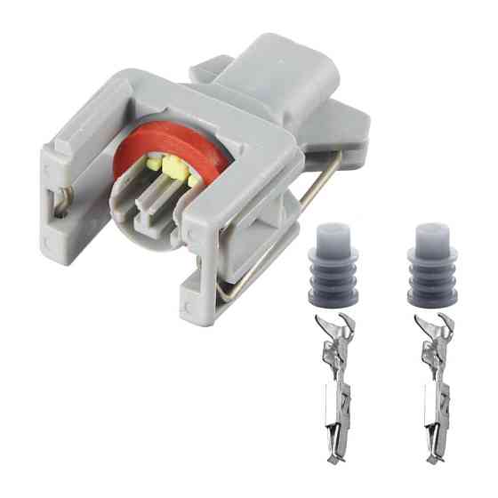 Разъем коннектор 2-кон., Топл, Форсунка Delphi, металл, 1743486-3, 240PC024S8014, TE, FCI Ford, Kia, Renault 40289 Киев