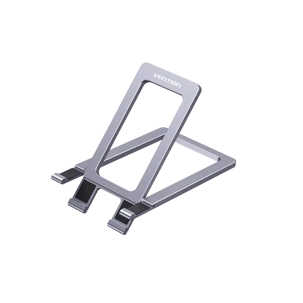 Тримач для телефона Vention Portable Cell Phone Stand Holder for Desk Aluminum Alloy Type Gray (KCZH0) Київ - фото 10