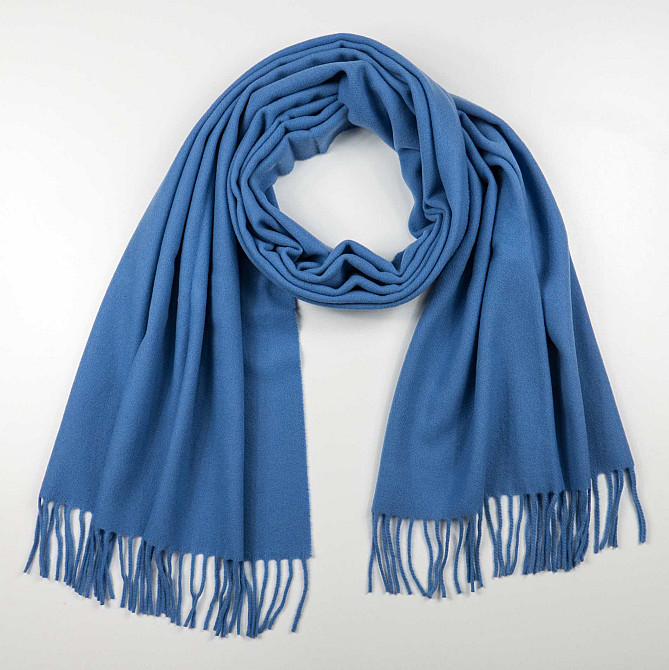 Шарф женский кашемировый 50х200 SAFALANO голубой Сумы - изображение 1