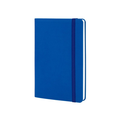 Книга записна Optima А5 VIVELLA, м’яка обкладинка, гумка, білий блок лінія, синій (O27104-02) Вінниця - фото 1