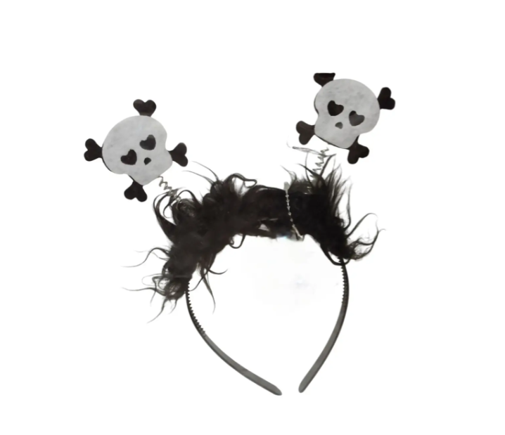 Обруч на Хэллоуин Черепа one size черно-белый Киев - изображение 2