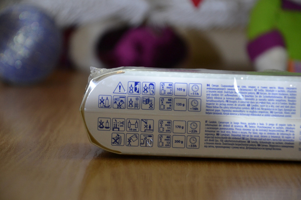 Набір свічок 4 шт. циліндр Bispol AURA Candles Білі (sw50/4-090) Луцьк - фото 7