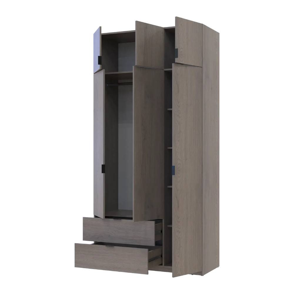 Шкаф распашной с антресолью Doros Лукас 120х50х240 см Канноло (DRS-011884) Днепр - изображение 3