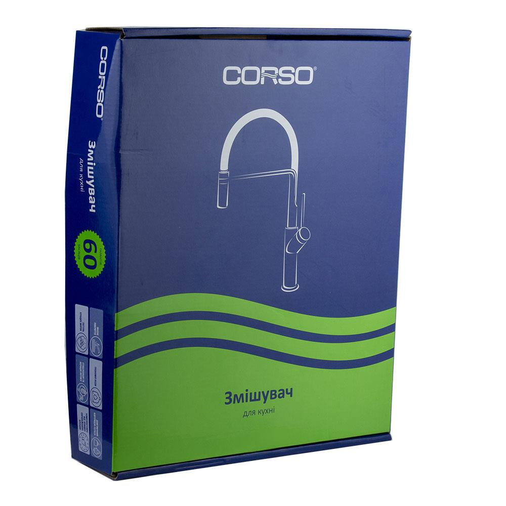 Змішувач ARNO 1/2" для кухні Г-злив на шпильці CORSO FE-5B252C (9679100) Київ - фото 8
