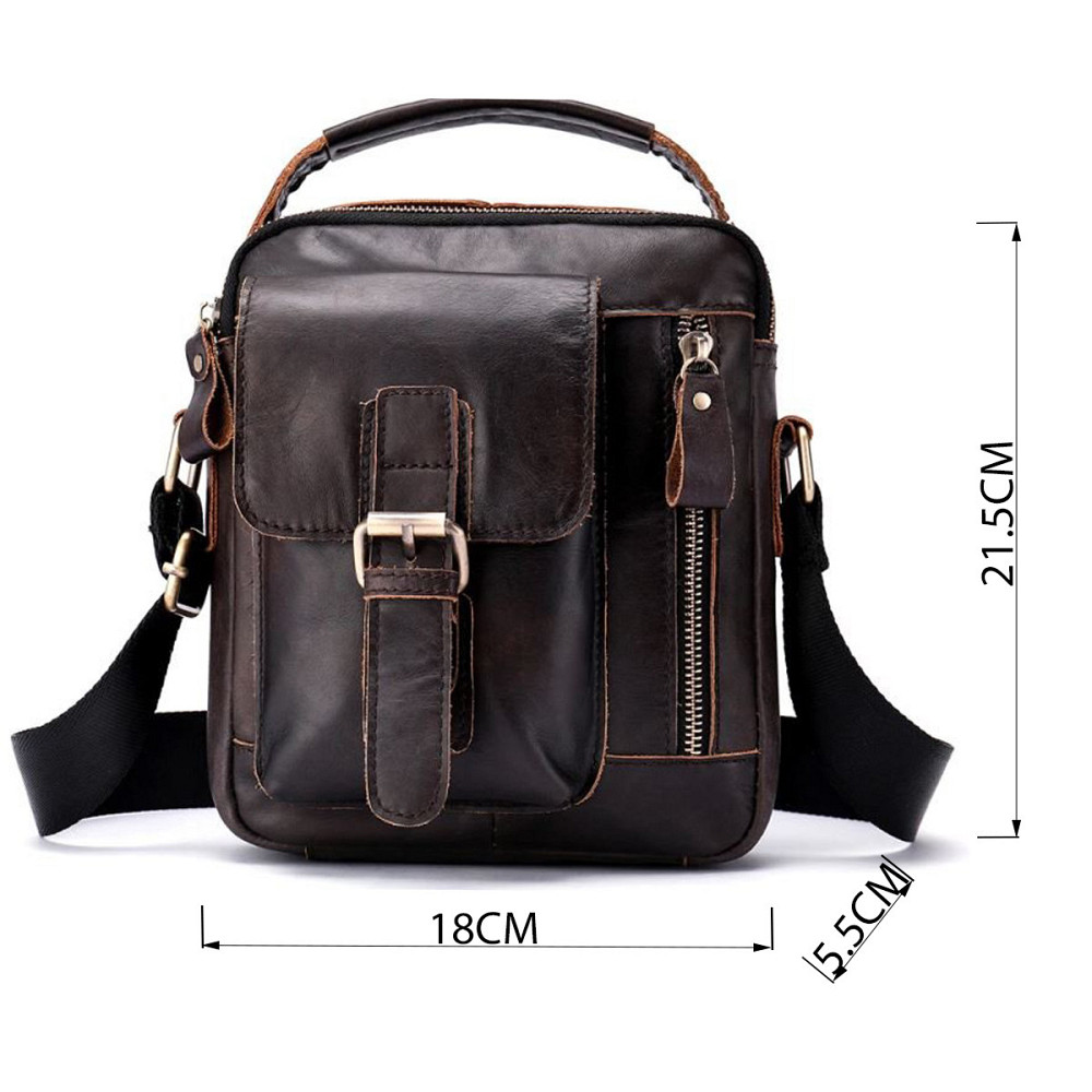 Сумка мужская Vintage 14702 Коричневая Киев - изображение 5