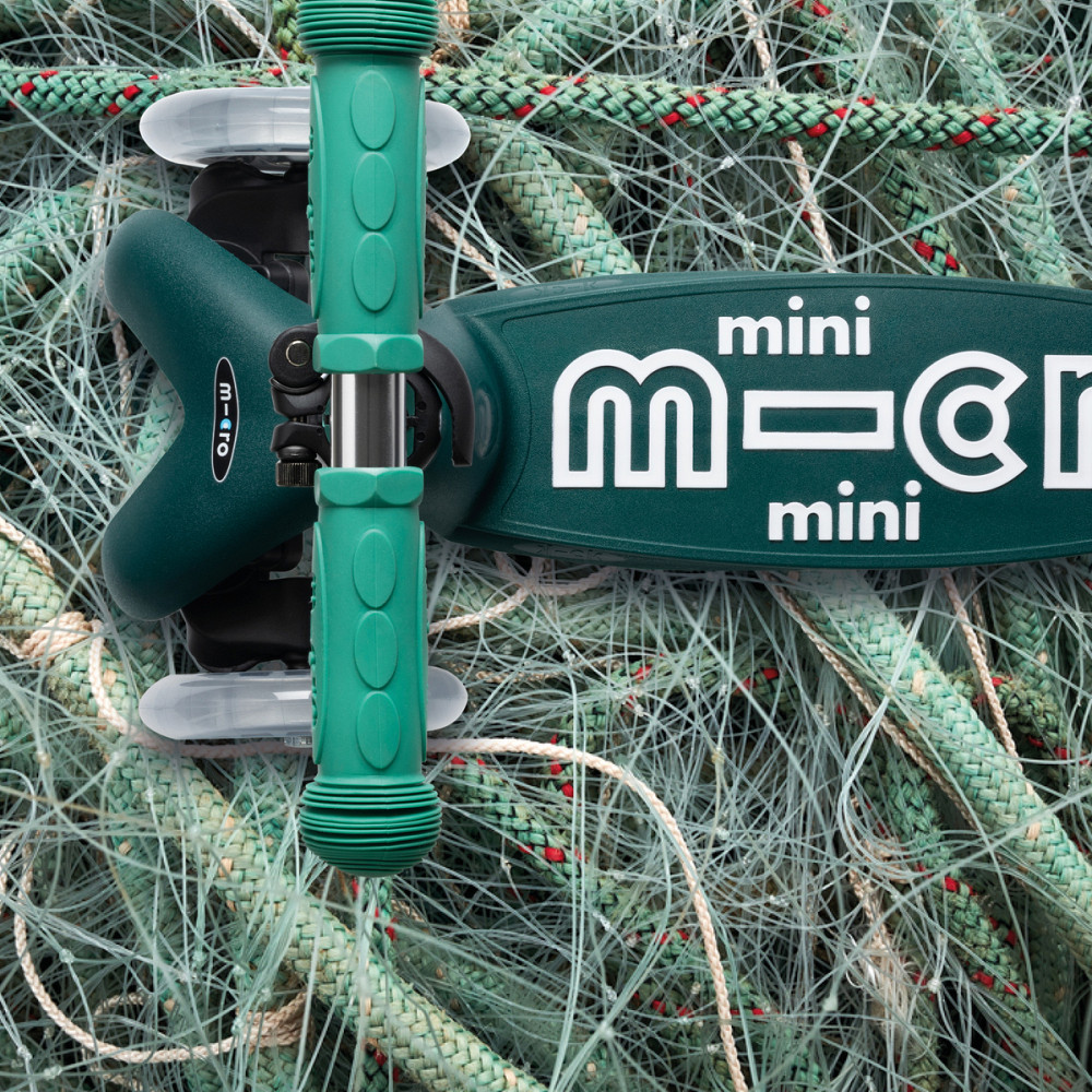 Самокат MICRO серії Mini Deluxe ECO LED – Зелений Днепр - изображение 10