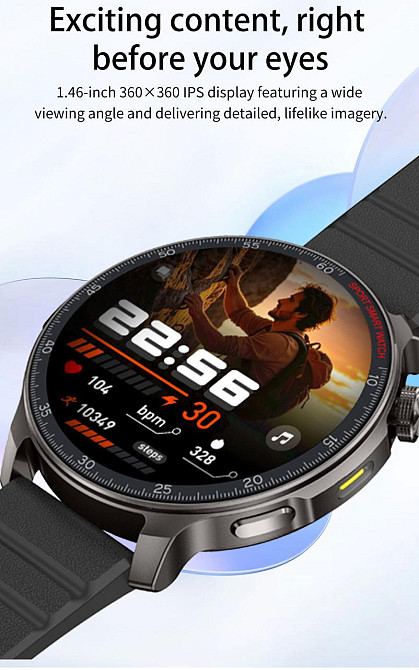 Розумний смарт-годинник Smart Colorado Steel Black (2 ремінці) Київ - фото 19