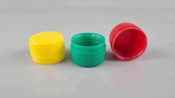 Кришка пластикова на ПЕТ пляшку 1літр кольорова (1000 шт.) Харків