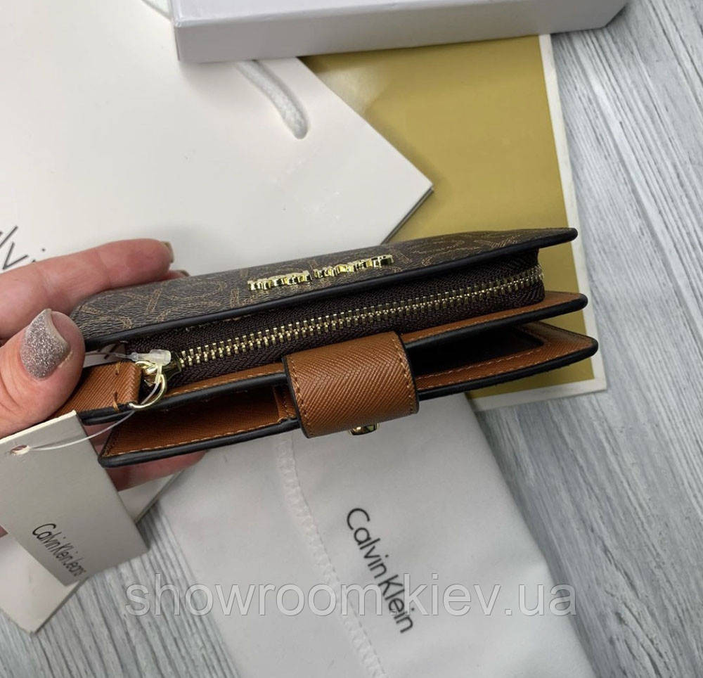Жіночий брендовий гаманець Ск (13833) коричневий Київ - фото 6