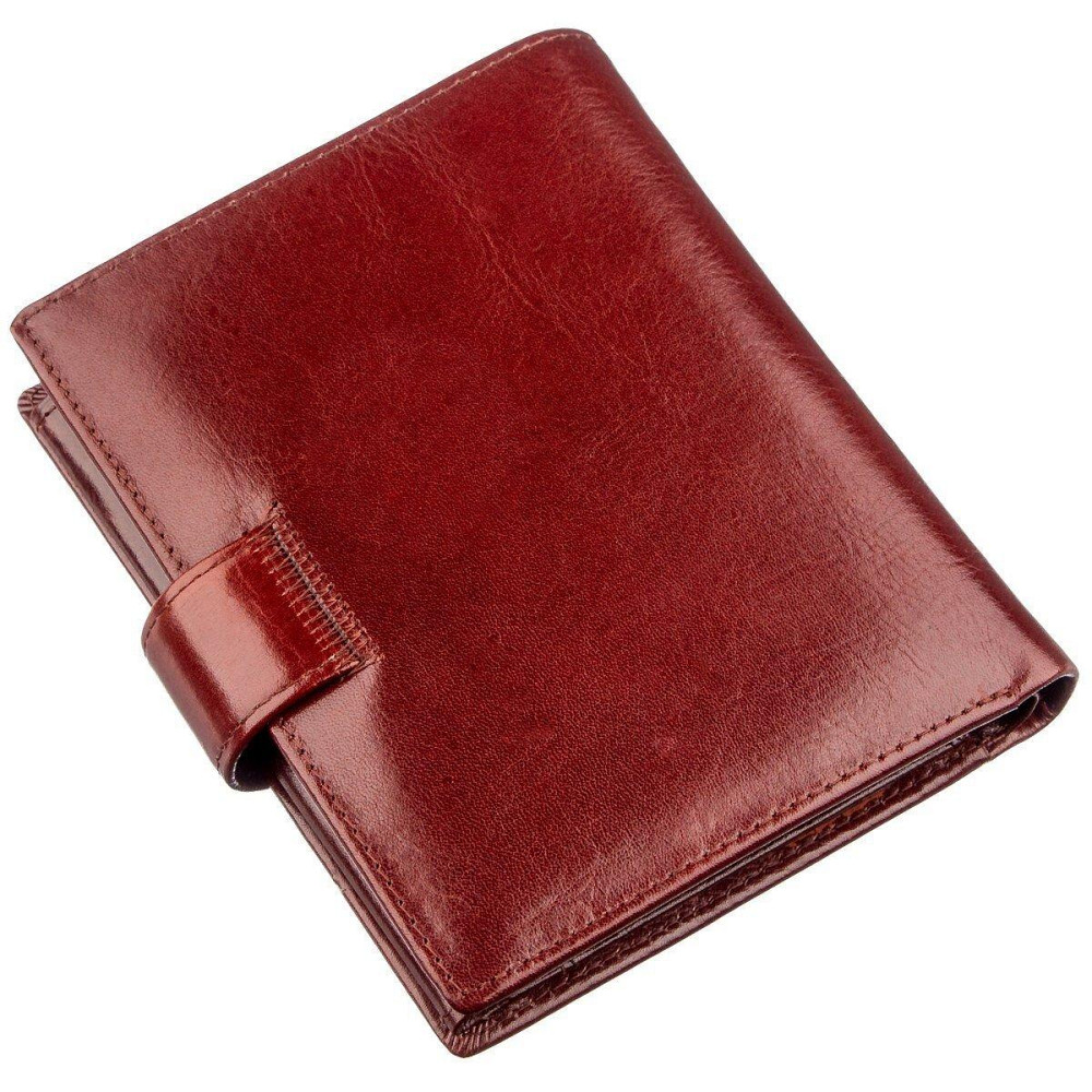 Вместительный мужской бумажник Boston 18814 Коричневый Киев - изображение 2