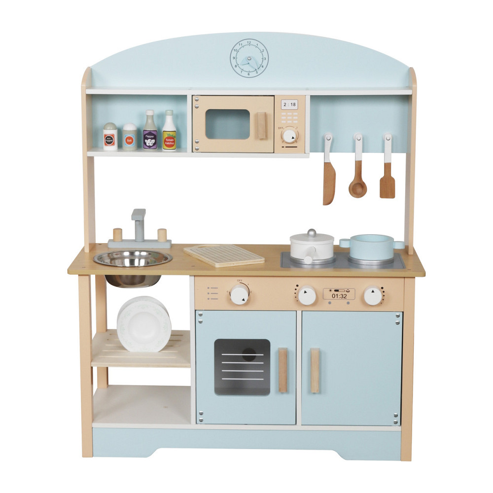 Дитяча дерев'яна ігрова кухня AVKO Парма Blue (40011573) для дітей Київ - фото 2