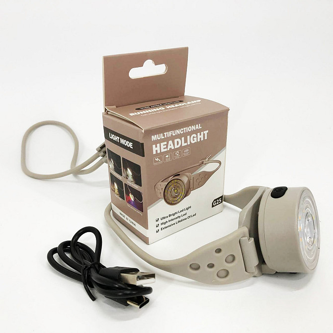 Налобний ліхтар яскравий G25-XPG+30SMD(white+yellow+red-blue), Ліхтар для голови XF-938 зі світлодіодами Київ - фото 8