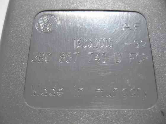 VAG  3B0857740D Засувка - застібка заднього правого ременя безпеки сіра VW Passat B5 Skoda Superb Одеса