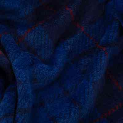 Плед Ardesto Flannel 160х200см, 100% полиэстер, клетка, синий (ART0134PB) Винница