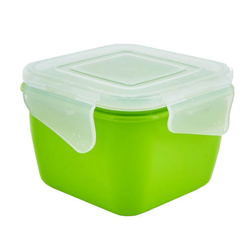 Контейнер універсальний 0,45л квадратний оливковий/прозорий Фієста Алеана Житомир - изображение 1