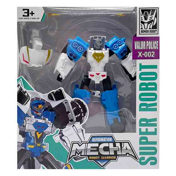 Ігровий набір з роботом-трансформером KKR-12 з безпечних матеріалів Вид 2 Вінниця