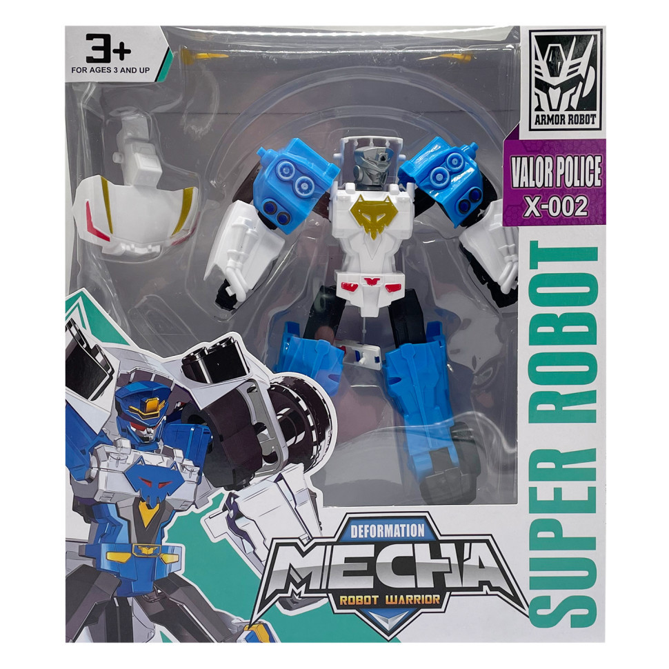 Ігровий набір з роботом-трансформером KKR-12 з безпечних матеріалів Вид 2 Вінниця - фото 1